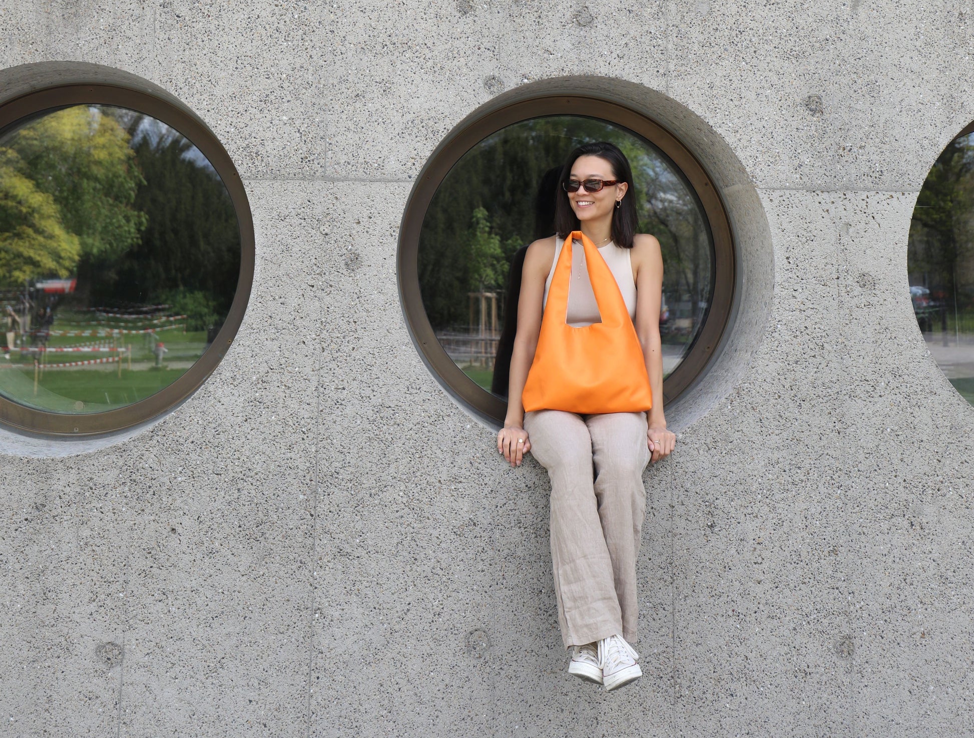 Marlisa Strauss Triangle Bag Orange