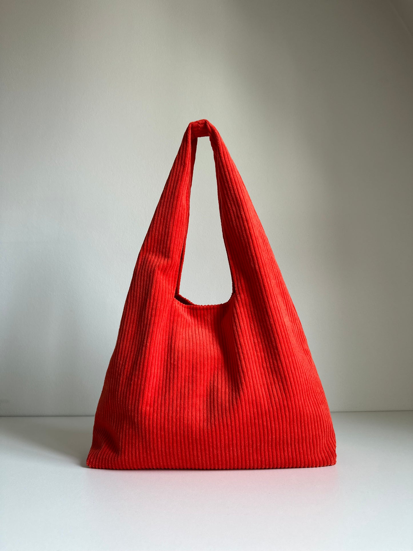 Marlisa Strauss Triangle Bag Cord Coral